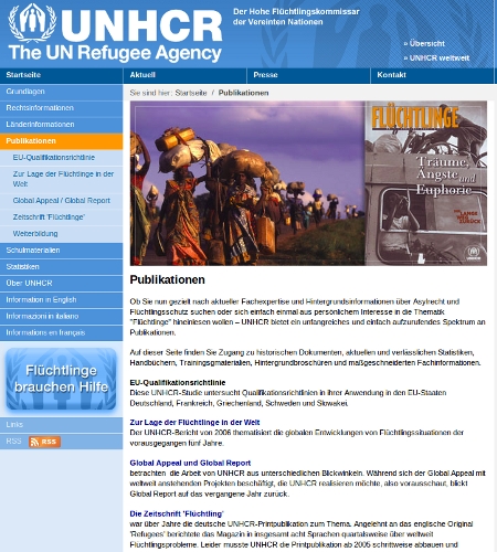 unhcr - the un refugy agency