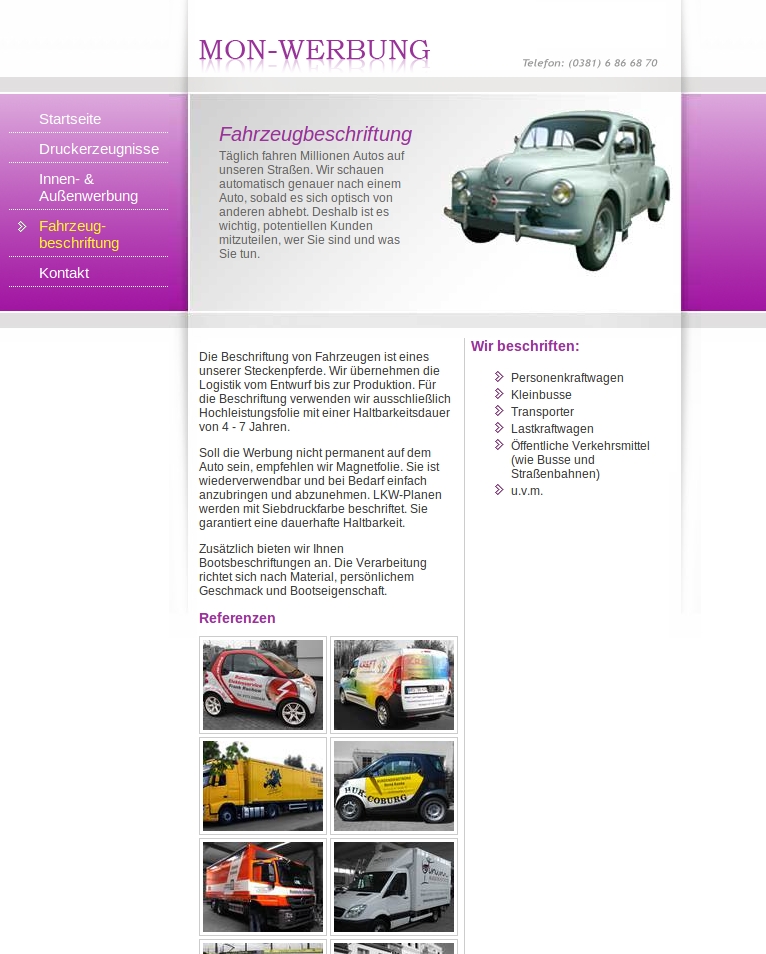 mon werbung